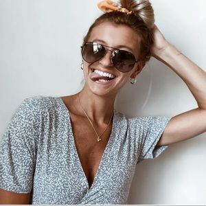 DIFF Cruz Aviator Sunglasses